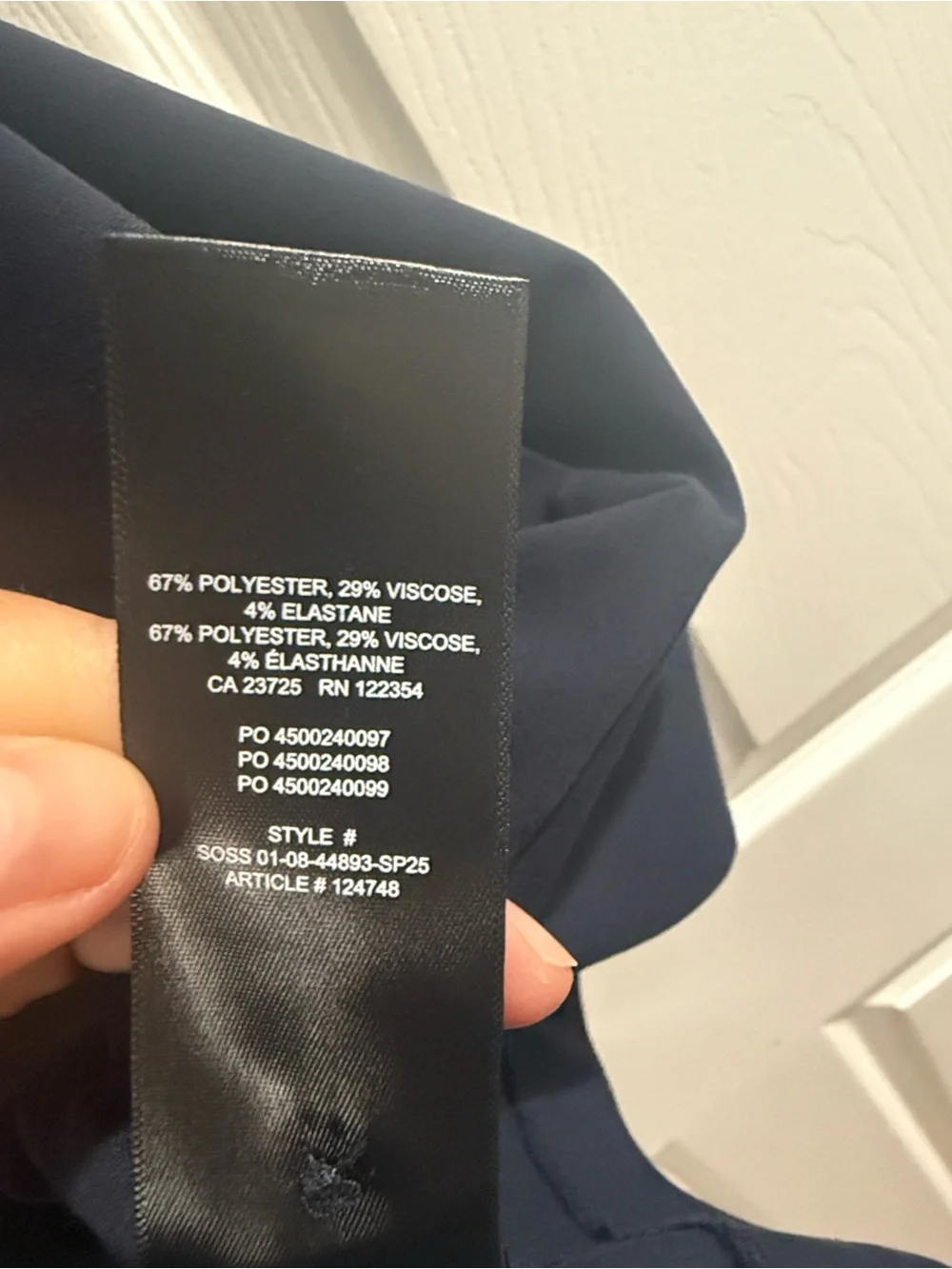 BABATON ARITZIA - Navy Mini Dress